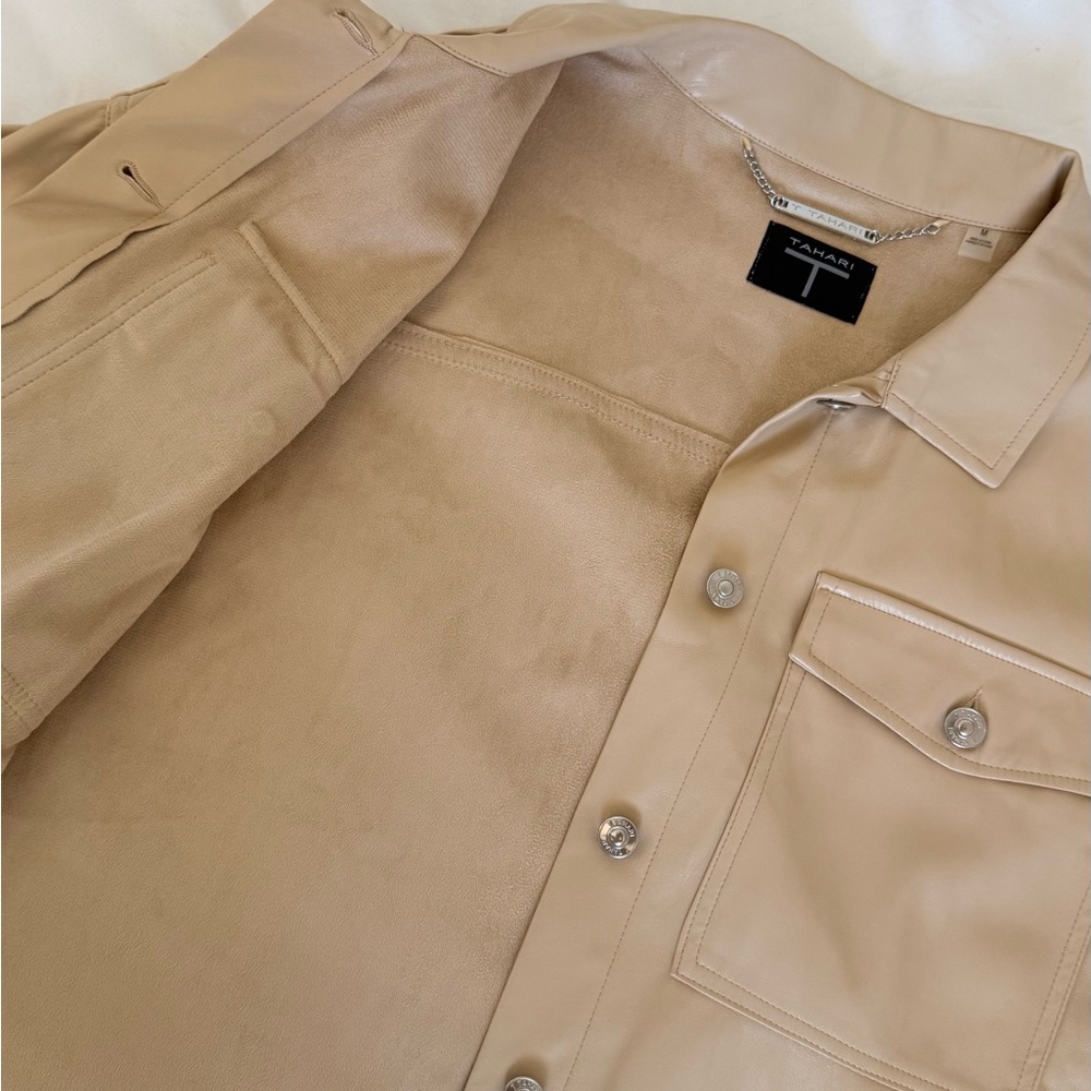Tan women's jacket by Tahari